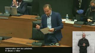 Preguntas en los plenos de control. Juan Luis Sánchez de Muniáin (11/03/2021)
