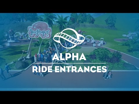 Planet Coaster: Gamescom 2016 - Ride Entrances