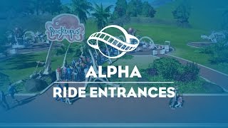 Planet Coaster: Gamescom 2016 - Ride Entrances