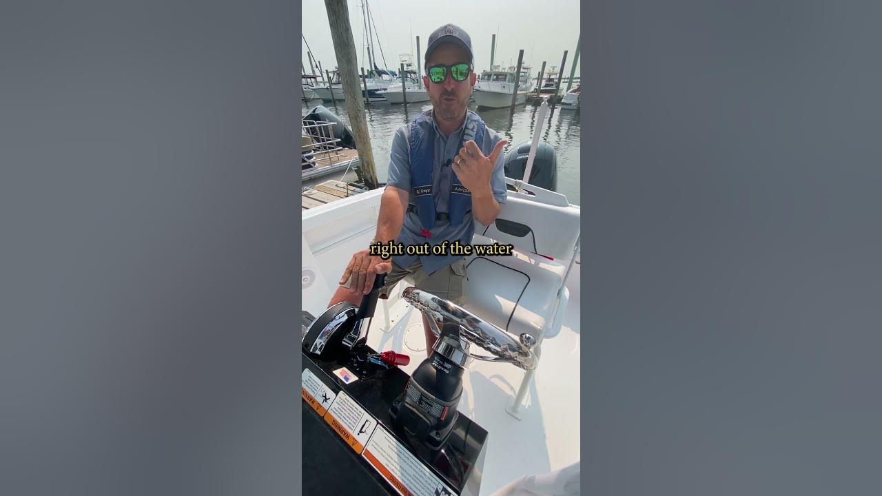 Be Mindful of Your Engine Trim: Docking Tips with Bridge Marina #shorts #docking