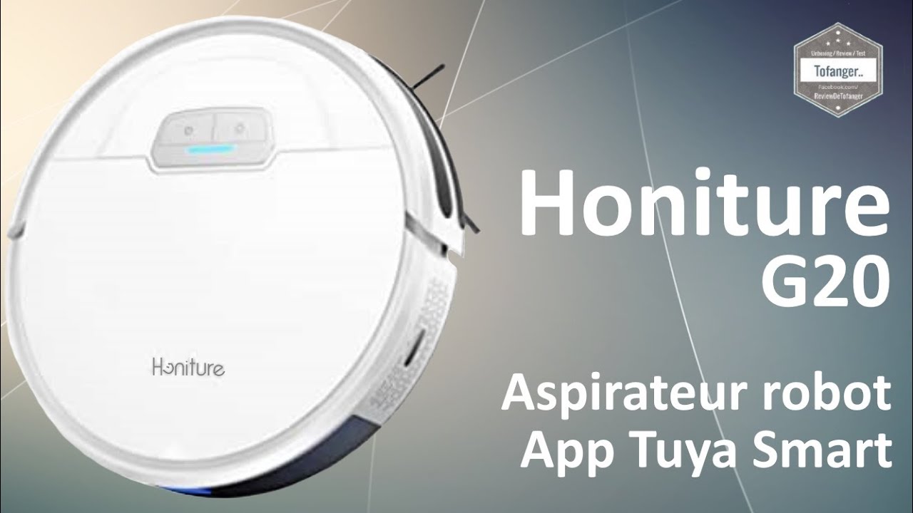 Honiture G20 Robot Vacuum Cleaner - Honysmart App - Android & iOS -  Unboxing 