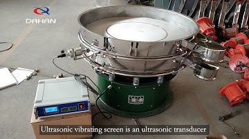 Ultrasonic vibrating sieve manufacturers