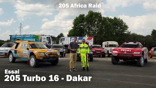 L'incroyable Essai de Peugeot 205 Turbo 16 Dakar et d'autres surprises !
