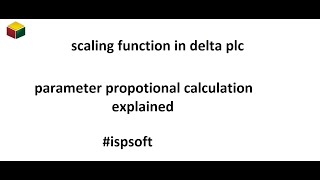 DELTA PLC SCALING ,  ISPsoft scaling screenshot 1