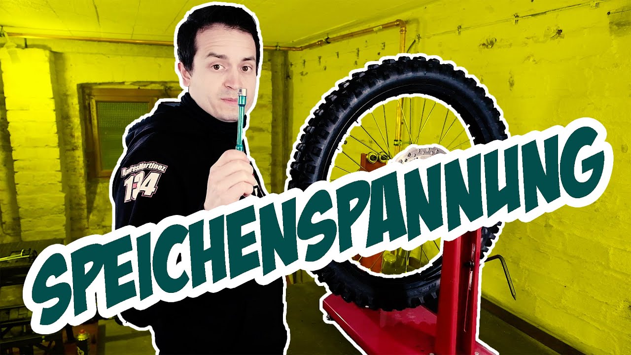 Technik #9 Speichen nachziehen mit DRC Speichenschlüssel - Felge