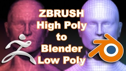 Export High Poly Zbrush Model to Low Poly Blender Model (EASY!)