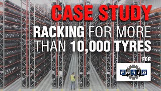 10,000 Tyre Warehouse with Conventional and VNA Racking for Recambios Frain | Case Study