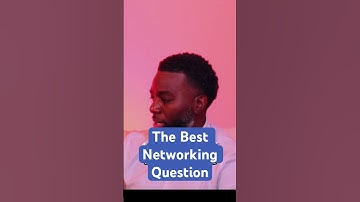 Master Networking With This 1 Question