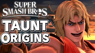 Super Smash Bros. Taunt Origins - Ultimate Fighters Aaronitmar
