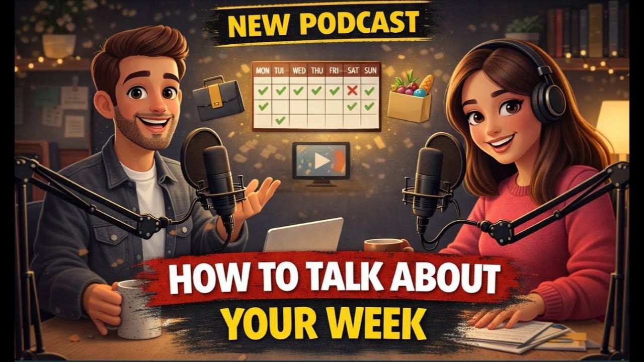 How to Talk About Your Week 🗓️ | Easy English Podcast (B1)