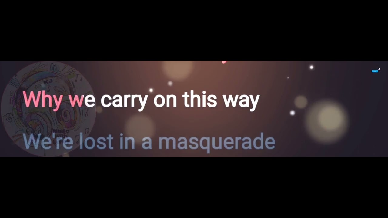 The Masquerade Carpenters Lyrics Video YouTube