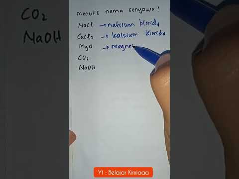 Video: Apakah formula kimia untuk magnesium klorida memberitahu tentang sebatian itu?