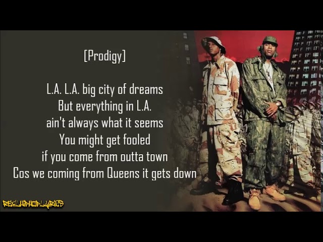 Capone-N-Noreaga - L.A., L.A. ft. Mobb Deep & Tragedy Khadafi (Lyrics)