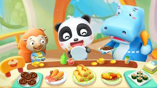 Little Panda's Restaurant | Express your cooking creativity | Gameplay Video | BabyBus Games screenshot 2