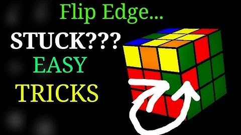 Flip/Reverse Middle Edge Problem 3x3x3 Rubiks Cube Tutorial