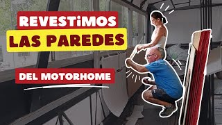 Cómo REVESTIR las PAREDES de tu MOTORHOME  paso a paso