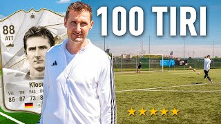 🎯⚽️100 TIRI CHALLENGE: MIROSLAV KLOSE | Quanti Goal Segnerà su 100 tiri?