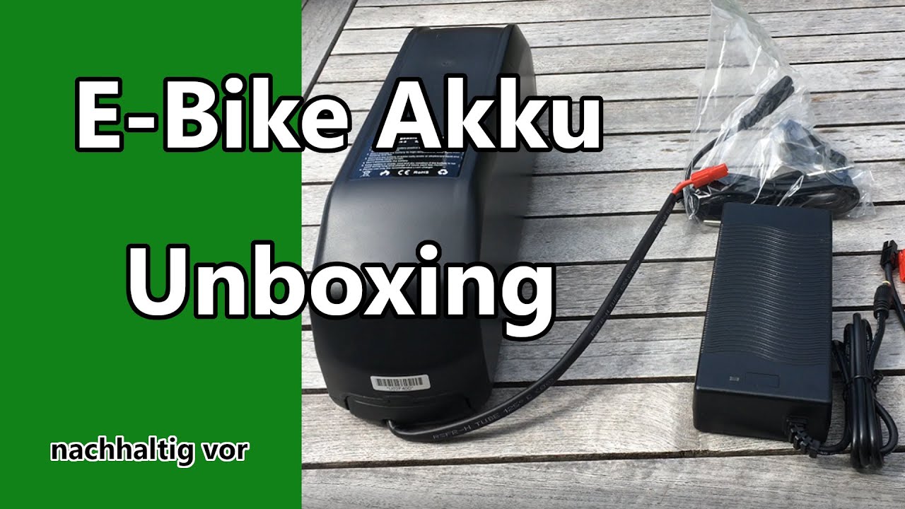 Unboxing HaiLong 3 Rahmenakku Li Ion 36V 17,5Ah - Akku Ebike Pedelec - nachhaltig vor