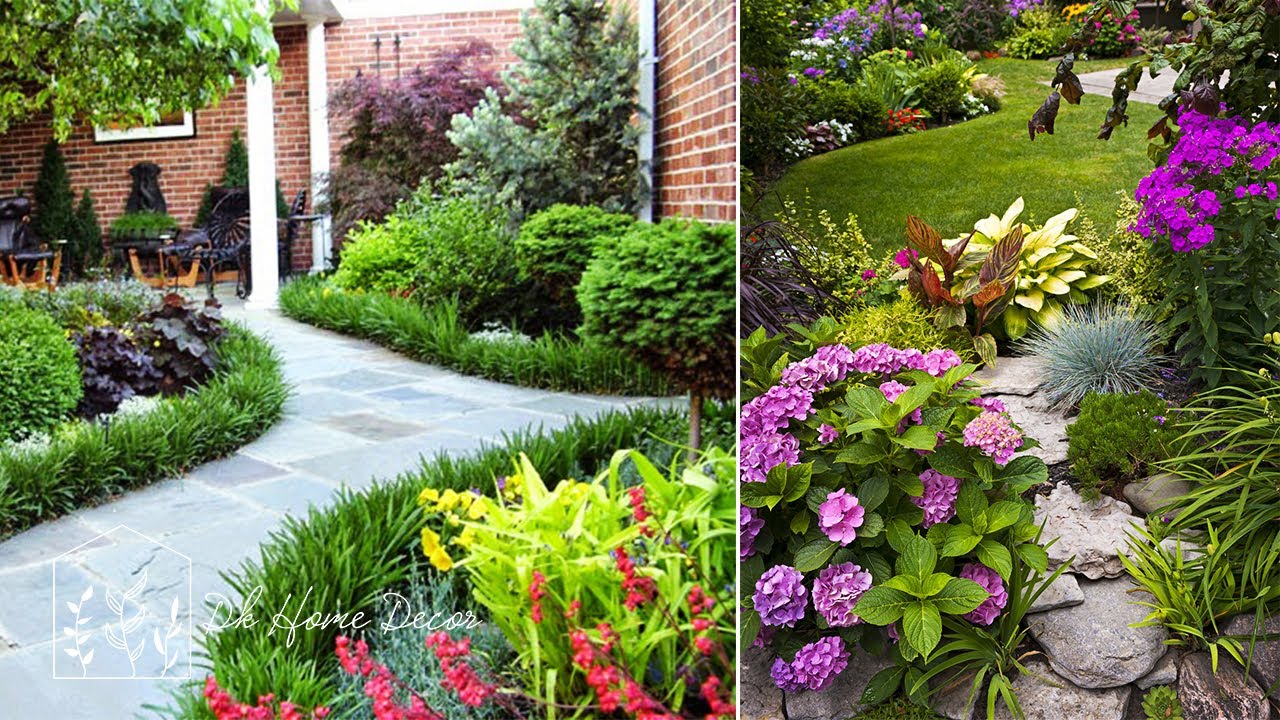 100+ Front Yard Flower Bed Landscaping Ideas - Simple Flower Bed Ideas ...