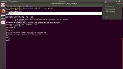 Constantants in Ruby