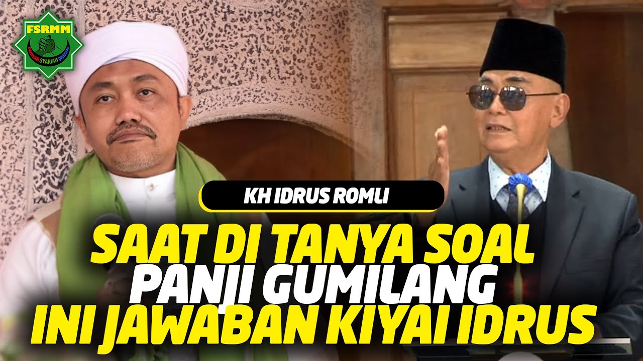 Saat di tanya Soal Panji Gumilang ini Jawaban Tegas KH Idrus Romli