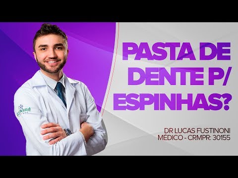 Vídeo: Creme Dental Em Espinhas: Por Que Você Deve Evitá-lo, O Que Usar Em Inste