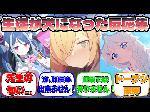 【SS】生徒が犬になってしまった先生の【反応集】#ブルアカ #ブルーアーカイブ ＃Blue Archive
