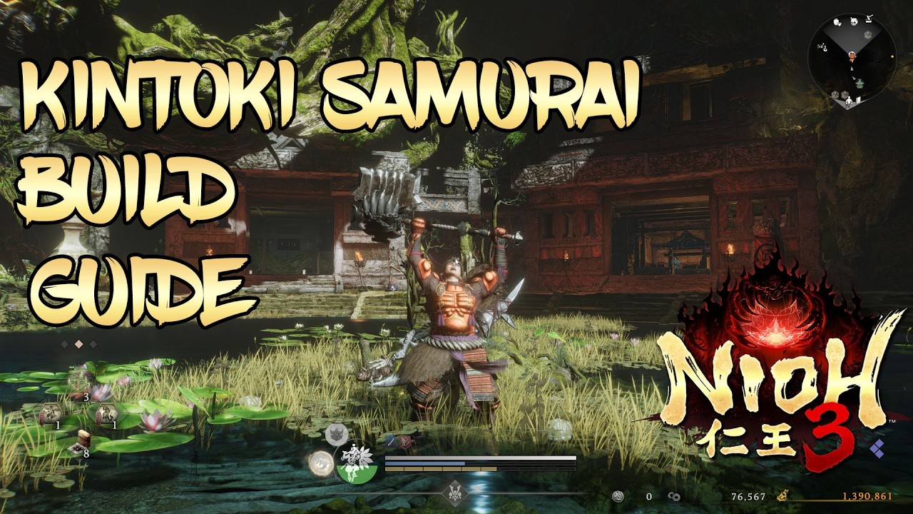 Nioh 3 - Kintoki Samurai Build - Pure Power