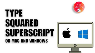 How to Type Squared² on Keyboard  in Microsoft Word/Excel or Windows/Mac OS