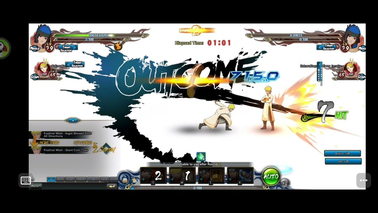 Naruto Online | How to clear fast Rescue the Jinchuriki | Using Naruto Mid Autumn