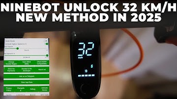 2025 Working Method - Ninebot 32 km/h Unlock speed Ninebot F2/MAX G30/MAX G2/E2 Pro/ZT3 Pro/GT 3 Pro