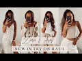 ZARA & ASOS NEW IN HAUL & TRY ON! + GIVEAWAY WINNER ANNOUNCED!