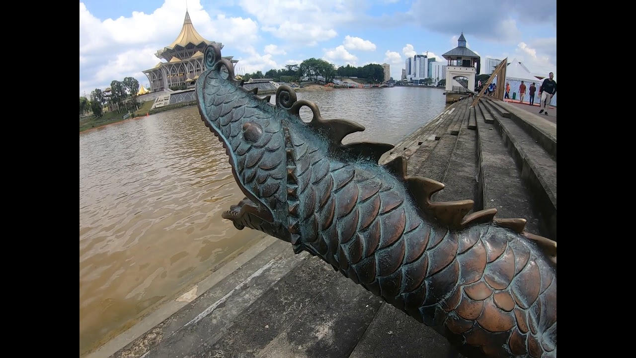 Sarawak River waterfront esplanade