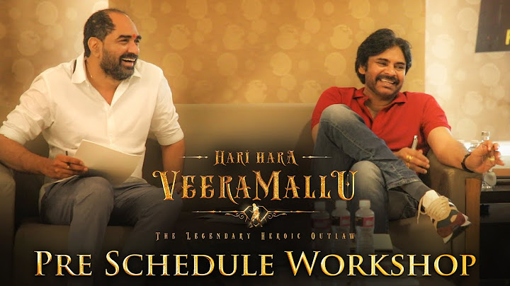 Hari Hara Veera Mallu Pre Schedule Workshop | Pawan Kalyan | Krish | MM Keeravaani | AM Rathnam