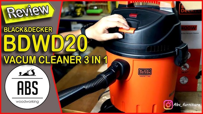 Black+Decker WDBD15 15-Litre, 1400 Watt High Suction Wet and Dry Vacuum  Cleaner and Blower Unboxing 