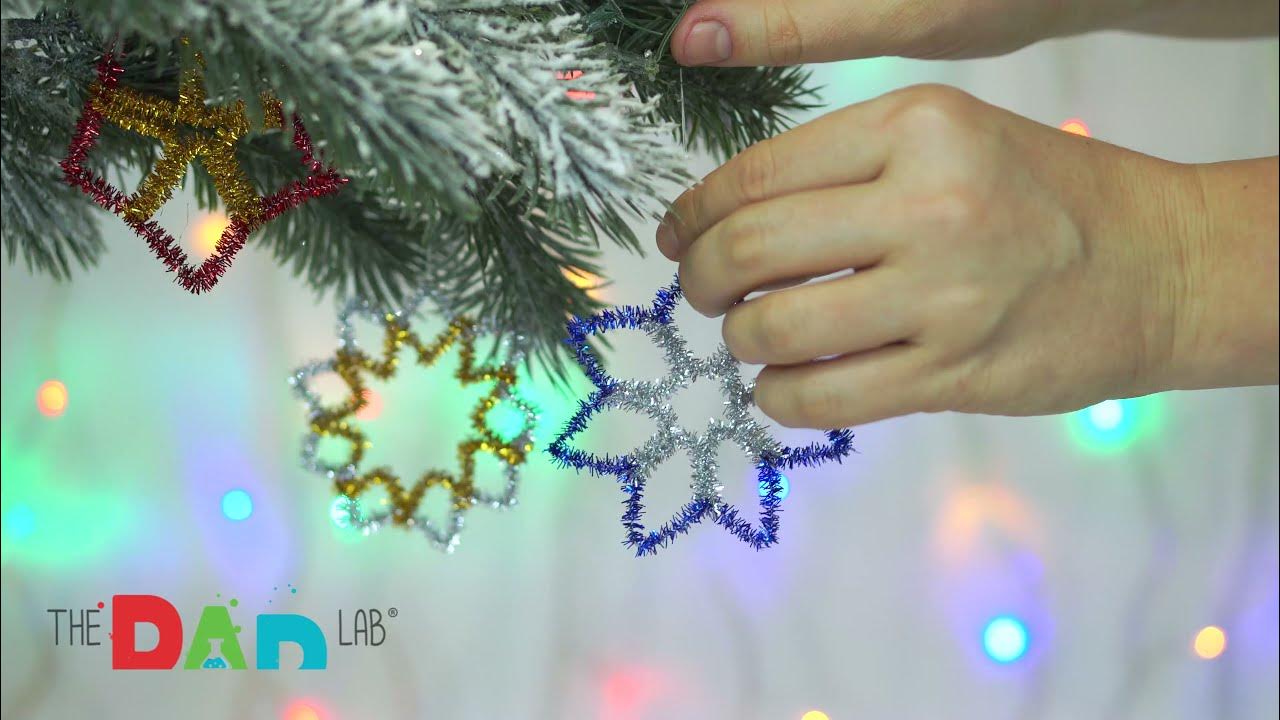 How to Make Pipe Cleaner Star Ornaments 