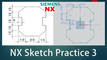 NX Sketch Practice - 03