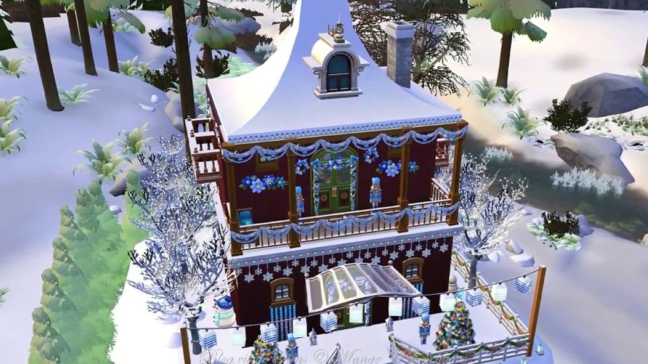 La Maison Du Pere Noel Les Sims 4 Youtube