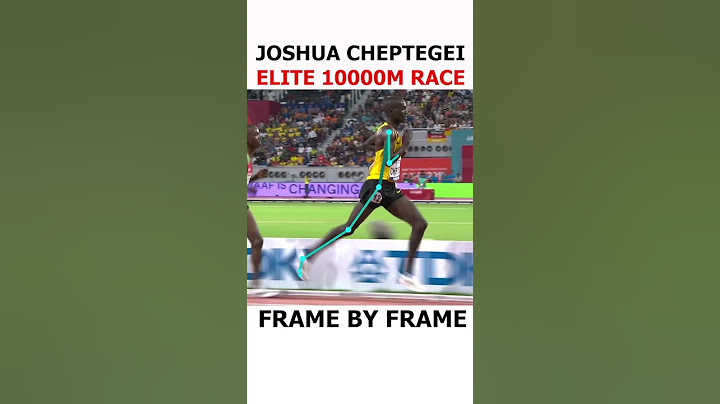 When Joshua Cheptegei won the 10000m in the 2019 World Championships