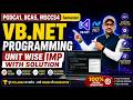VB.NET Programming Important Questions 🔥 | PGDCA1, BCA5, MSC CS4 | Exam 2026