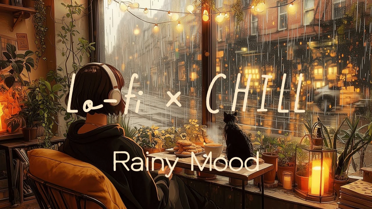 【1時間】☕雨音と灯りに包まれて。秋カフェでチルする Lo-fi Chill Playlist｜集中して勉強する最適なBGM