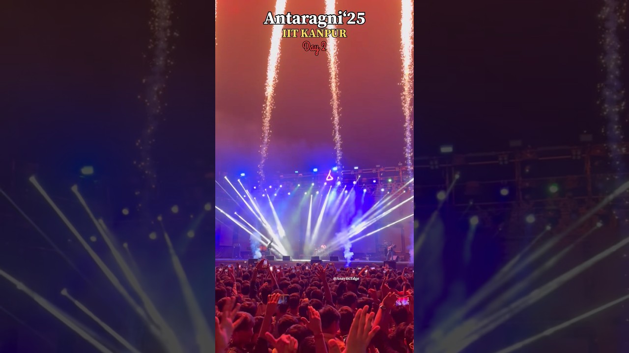 Mohammad Irfan Live at Antaragni 2025 🔥 | IIT Kanpur Day 2 Concert Magic ✨ 