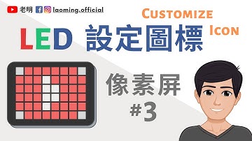 树莓派LED像素屏 #3 - 打印点阵Icon图标【明富其识】