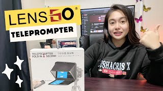 TELEPROMPTER LENSGO UNBOXING | REVIEW TEST | By Eushacris X