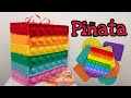 Piñata POP IT FÁCIL💥de hacer CON🥚cartón de HUEVOS🥚😲[para principiantes]👈