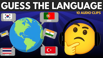 Can You Guess the Language? 🌍 | 10 Languages🗣️ | 10 Seconds Each! 🤔