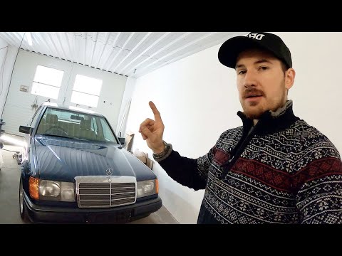 Мерседес W 124  замена и настройка парковочного тормоза, ручник / ножник Mercedes