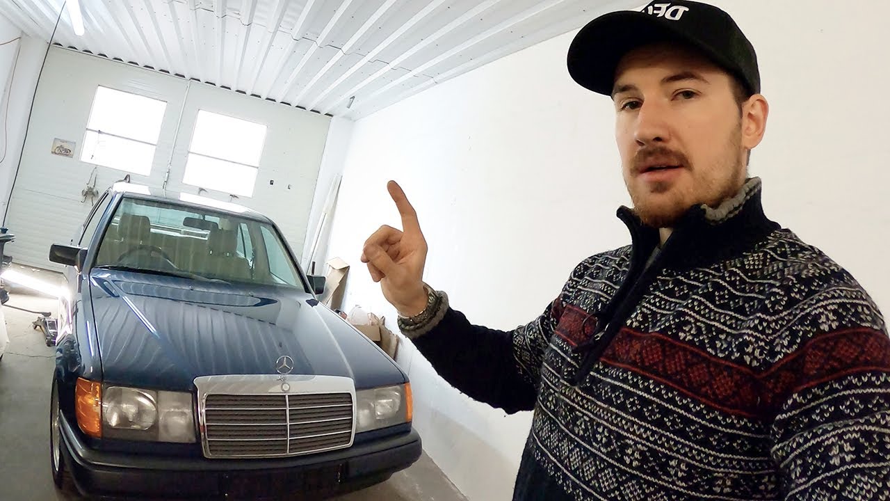 Мерседес W 124 замена и настройка парковочного тормоза, ручник / ножник ...