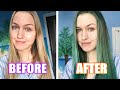 I tried dying my hair with FOOD COLORING