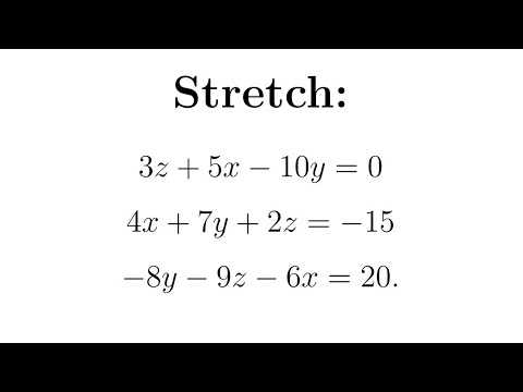Systems of Three Linear Equations in Three Variables Part 3 | How to Solve Three-Variable Systems
